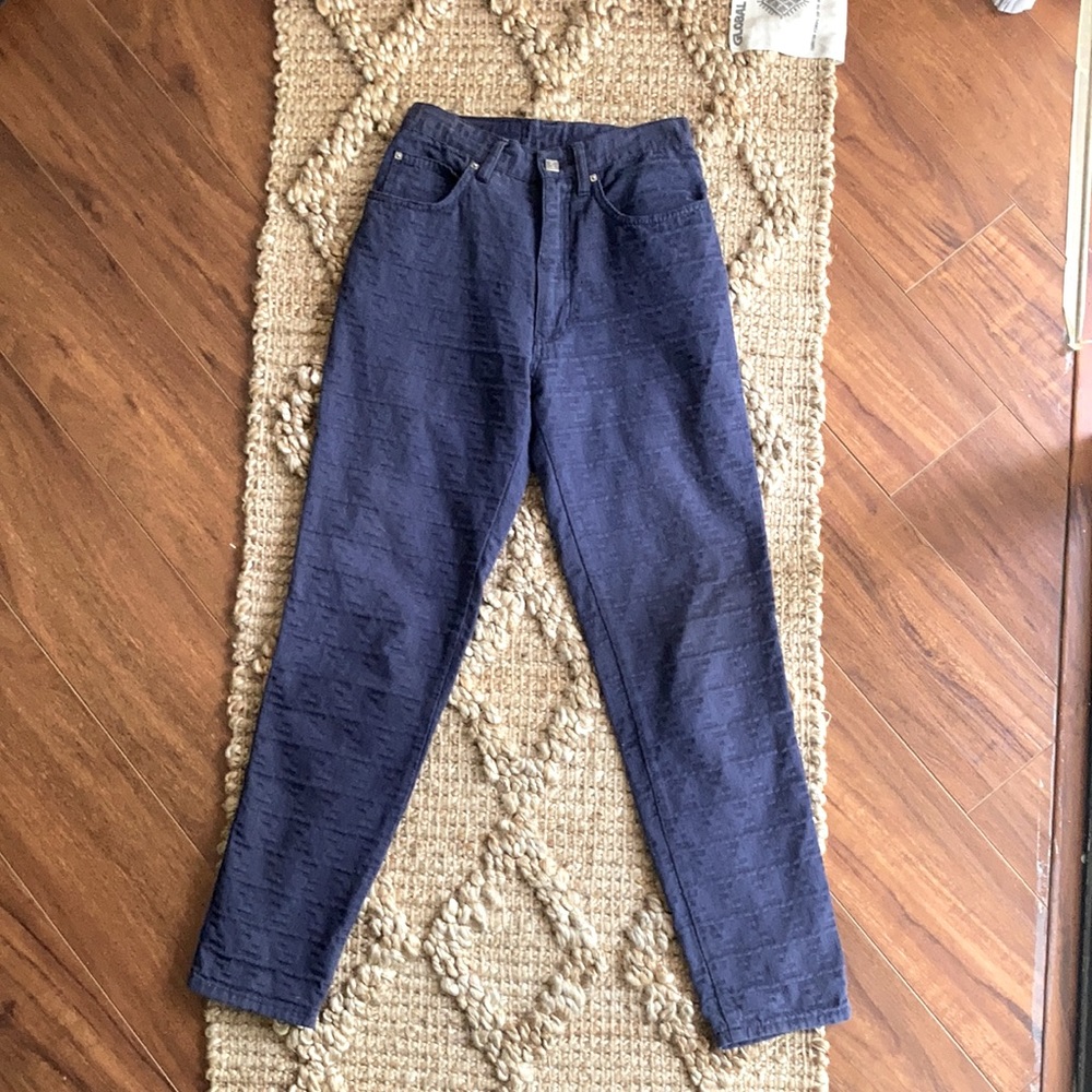 Vintage dusky blue FENDI pants
